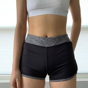 SOLD // black spandex shorts